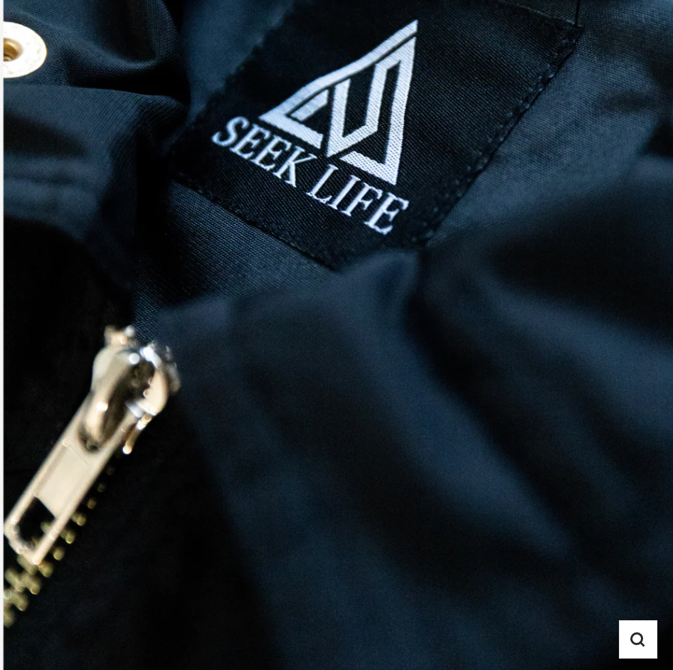 Seek Life Cargo Jacket Black