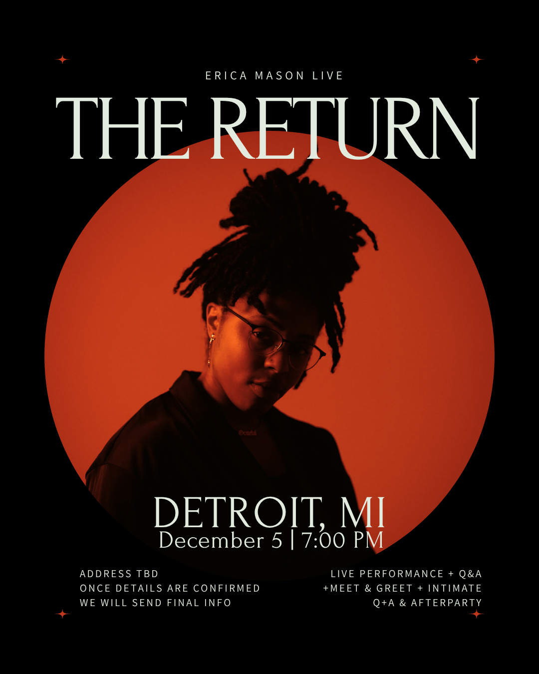 The Return Tour - Detroit Michigan