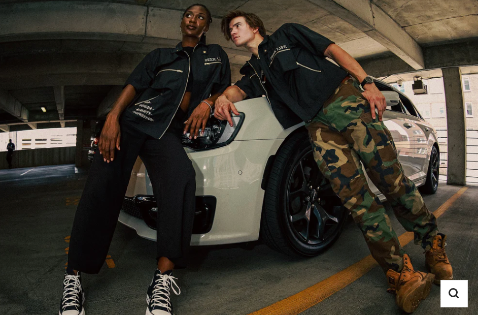 Seek Life Cargo Jacket Black