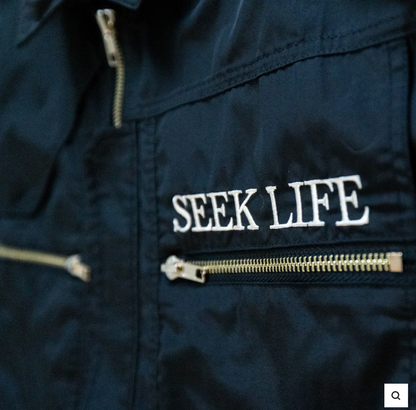 Seek Life Cargo Jacket Black
