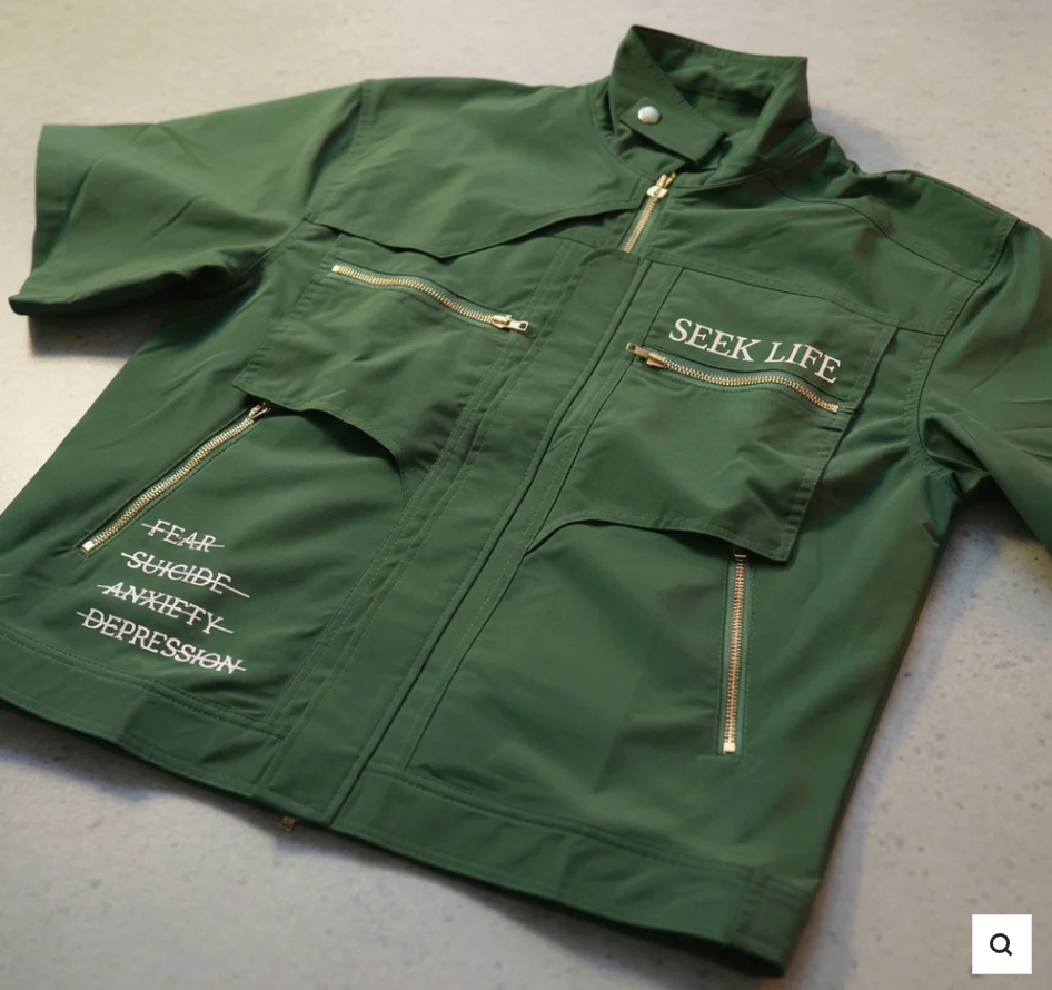 Seek Life Cargo Jacket Green