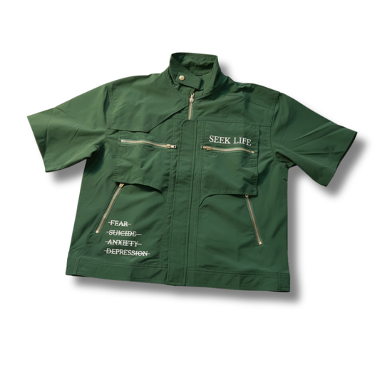 Seek Life Cargo Jacket Green